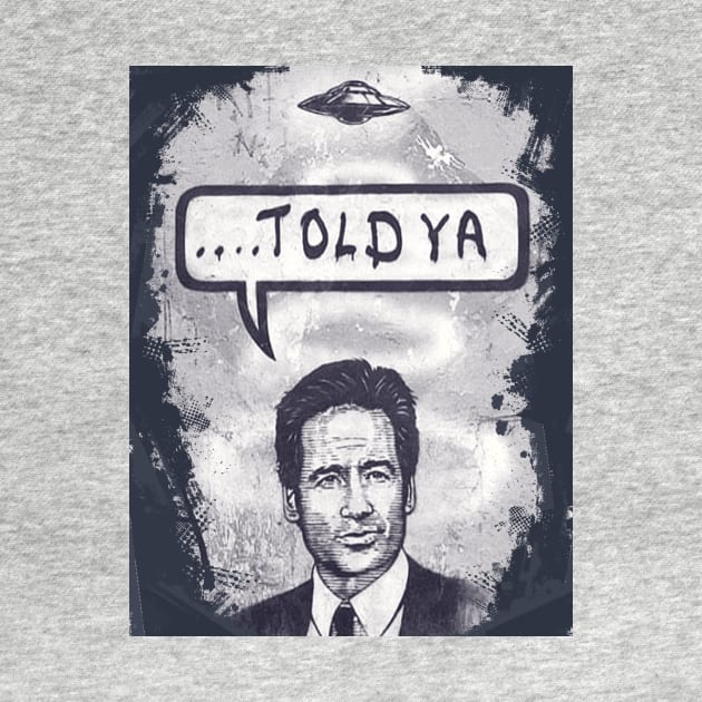 Mulder X Files UFO UAP Phenomenon Told Ya by InterstellarTees